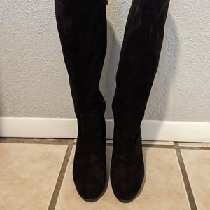 Tahari suede boots